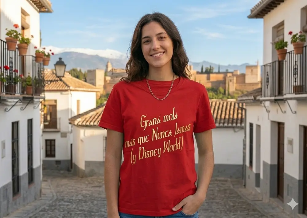 Camisetas personalizadas impresas en Granada para empresas, eventos y peñas.